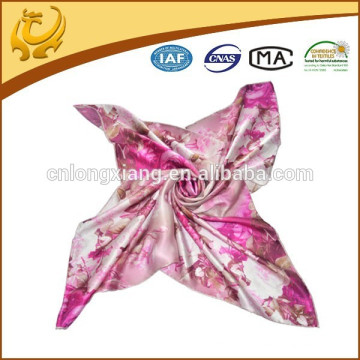 90 * 90CM de seda impressa digital Suqare Scarves Indian Head Scarves